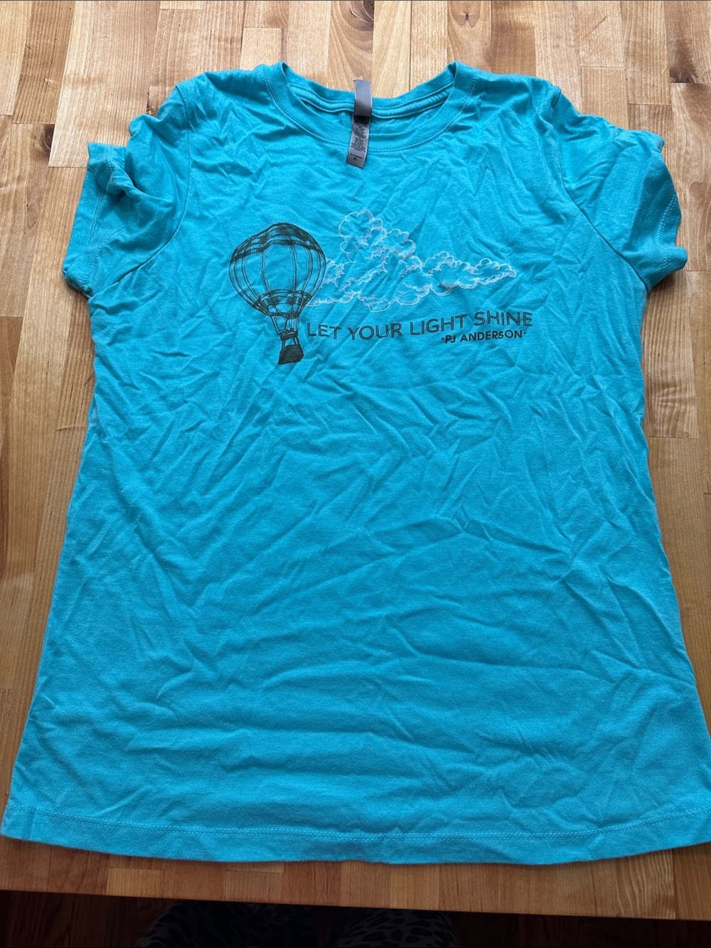 Hanes Teal Short Sleeve Tee - Bright Teal